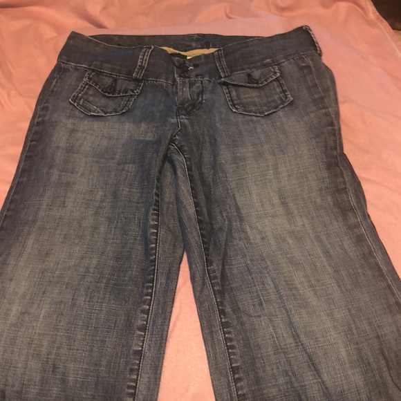 Lucky brand size 6 or size 28 petal pusher pants blue denim - Picture 7 of 8